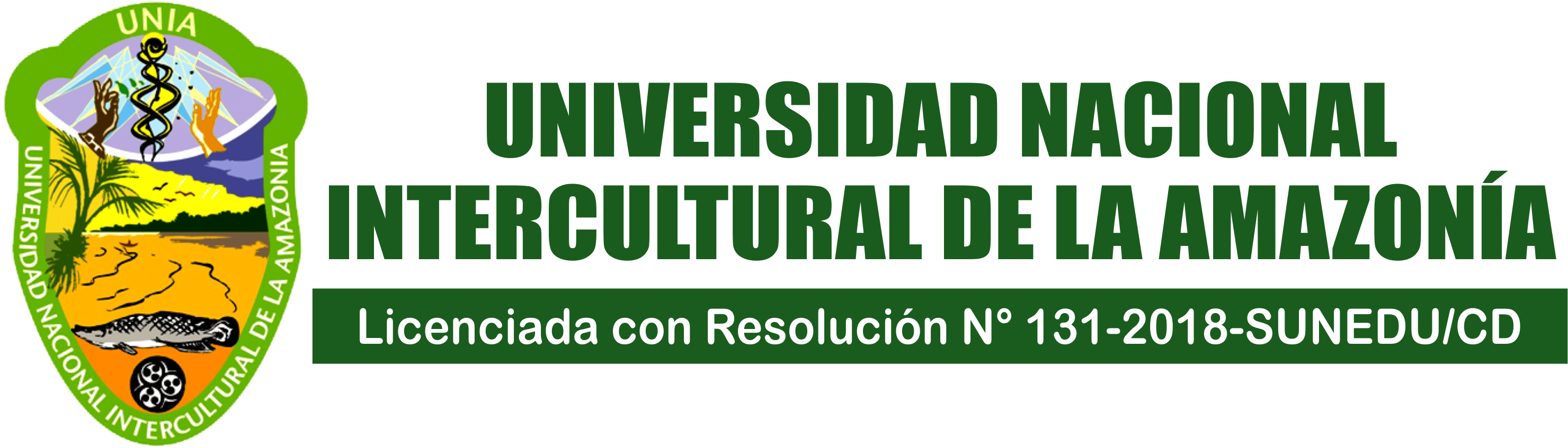 Logo de Universidad Nacional Intercultural de la Amazonía