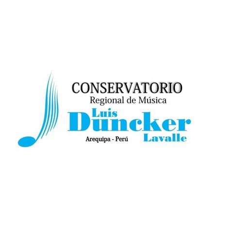 Logo de Escuela Superior de Música Pública Luis Duncker Lavalle denominado Conservatorio Regional de Música Luis Duncker Lavalle
