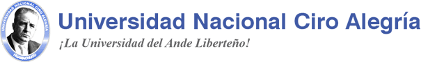 Logo de Universidad Nacional Ciro Alegría
